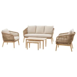 SALON ORISSA TAUPE 5 PLACES