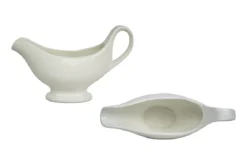 SAUCIERE CERAMIQUE BLANC 18.5X6.5CM
