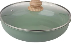 SAUTEUSE CERAMIQUE ALUMINIUM 26CM VERT