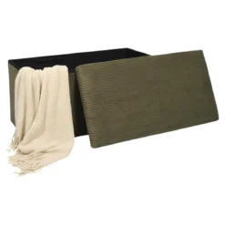 SCOTT COFFRE BANC PLIABLE COTELE VERT