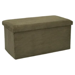 SCOTT COFFRE BANC PLIABLE COTELE VERT