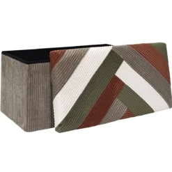 SCOTT COFFRE BANC PLIABLE PATCHWORK COTELE