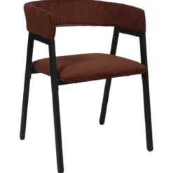 SCOTT FAUTEUIL DESIGN COTELE TERRACOTTA