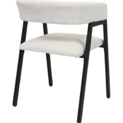 SCOTT FAUTEUIL DESIGN COTELE BEIGE