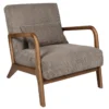 SCOTT FAUTEUIL SALON COTELE TAUPE