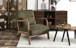 SCOTT FAUTEUIL SALON COTELE VERT