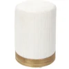 SCOTT POUF COTELE BEIGE