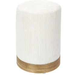 SCOTT POUF COTELE BEIGE