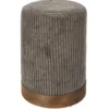 SCOTT POUF COTELE TAUPE
