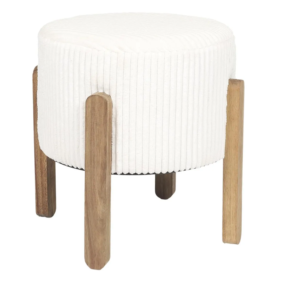 SCOTT TABOURET COTELE BEIGE