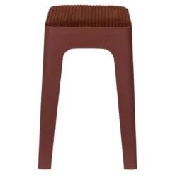 SCOTT TABOURET PP COTELE TERRACOTTA