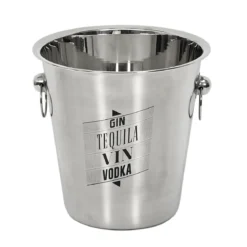 SEAU A CHAMPAGNE ACIER 22CM