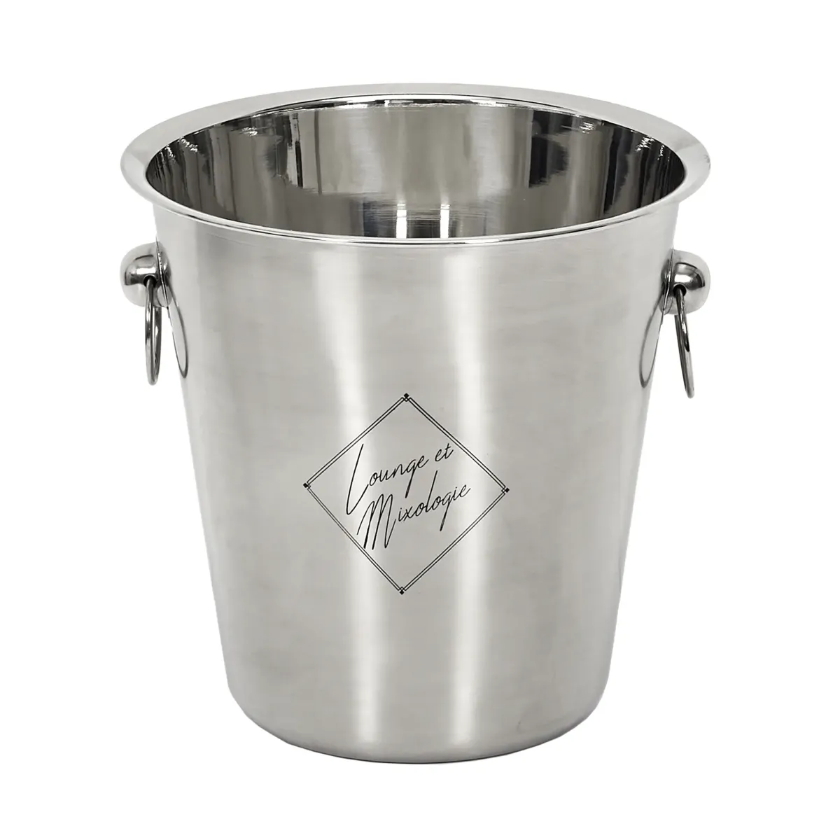SEAU A CHAMPAGNE ACIER 22CM