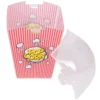 SEAU A POP CORN MICRO ONDES 12.5X12.5X18CM
