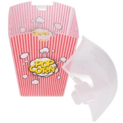 SEAU A POP CORN MICRO ONDES 12.5X12.5X18CM
