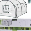 SERRE 120X80XH60CM AVEC POTEAUX DE 13 M ET POINTES DE SOL