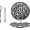 SERVICE A ESCARGOTS INOX 6 PERSONNES X18 PIECES