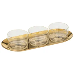 SERVICE APERITIF AUTOMNE X4 PIECES