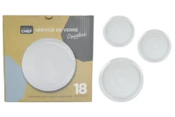 SERVICE 18 PIECES OXYGENE VERRE