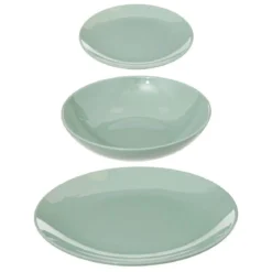 SERVICE VAISSELLE 18 PIECES COLORAMA MINT