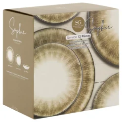 SERVICE VAISSELLE SOPHIE X12 PIECES