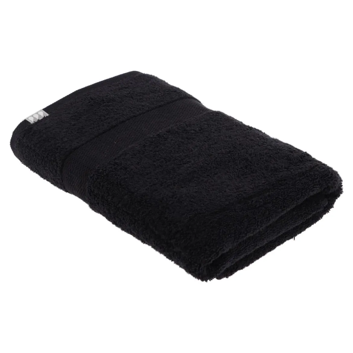 SERVIETTE BAIN 70X130CM COTON NOIR