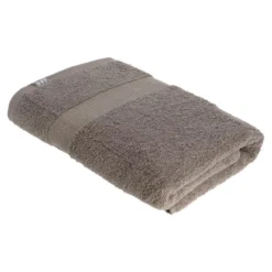SERVIETTE BAIN 70X130CM COTON TAUPE