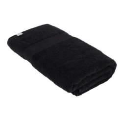 SERVIETTE BAIN 90X150CM COTON NOIR