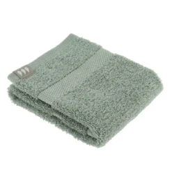 SERVIETTE INVITE 30X50CM COTON VERT EUCALYPTUS