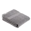 SERVIETTE TOILETTE 50X90CM COTON GRIS
