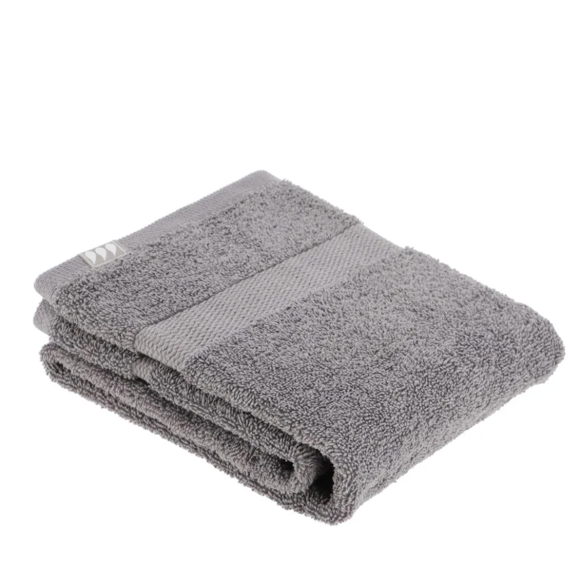 SERVIETTE TOILETTE 50X90CM COTON GRIS