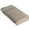 SERVIETTE BAIN 90X150CM COTON FICELLE NOIR