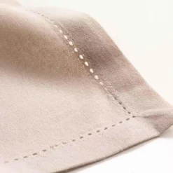 SERVIETTE DE TABLE X3 PCS 40X40CM COTON UNI CHARLINE LIN
