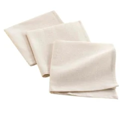 SERVIETTE DE TABLE X3 PCS 40X40CM POLYCOTON UNI SERAFINE