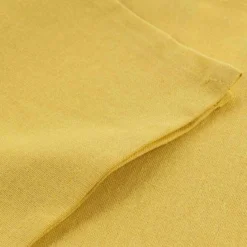3 SERVIETTES DE TABLE 40X40 CM COTON UNI INITIA JAUNE