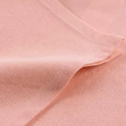 3 SERVIETTES DE TABLE 40X40 CM COTON UNI INITIA ROSE