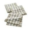 3 SERVIETTES TABLE 45X45CM COTON TISSE TRADITION LIN