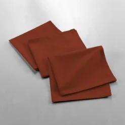SERVIETTE TABLE X3PCS 40X40CM COTON UNI MISTRAL TERRA