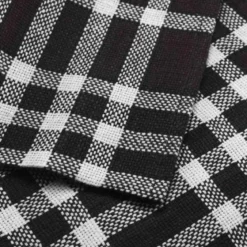 SERVIETTE TABLE X3 PCS 45X45CM COTON TISSE TRADITIO NOIR