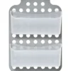 SERVITEUR PAROI DE DOUCHE ET 2 PANIERS GRIS TRANSPARENT