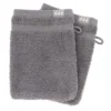 SET 2 GANTS TOILETTE 15X21CM COTON GRIS