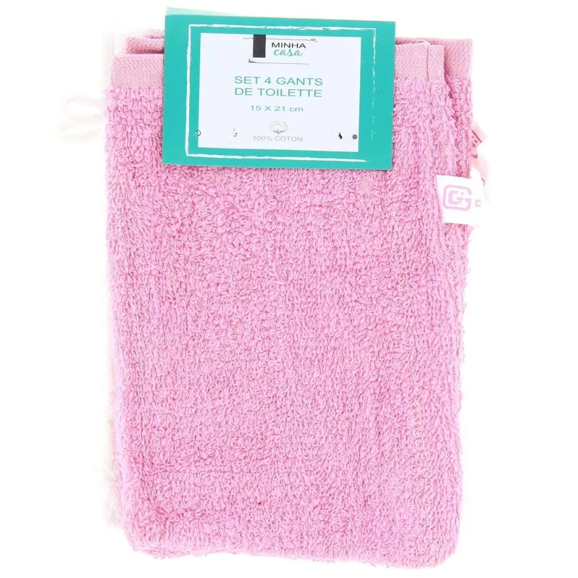 SET 4 GANTS TOILETTES 15X21CM