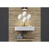 SET 4 MIROIRS HEXAGONAUX 17.5X20CM UNI