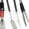 SET 3 ACCESSOIRES BARBECUE METAL ET NOIR