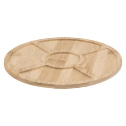SET APERITIF BAMBOU BLANC ROND X6 PIECES