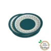 SET 10 ASSIETTES CARTON D.18CM FLORAL DAMASK