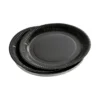SET 20 ASSIETTES RONDES D.18CM NOIR