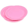SET 20 ASSIETTES RONDES D.23CM ROSE CLAIR