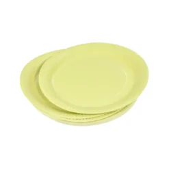 SET 20 ASSIETTES RONDES D.18CM TILLEUL
