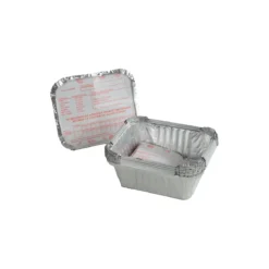 SET 10 BARQUETTES ALUMINIUM 0.5L 15X12X5CM